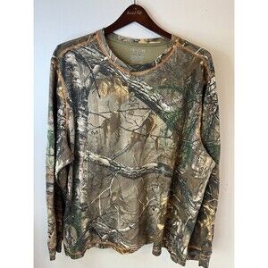 Realtree Mens camo henley 3XL